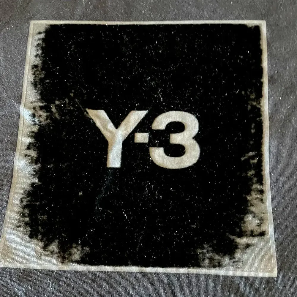 Y-3 Yamamoto Adidas black graphic Logo T-shirt men's size Large